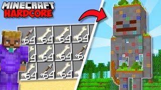 I Built The ULTIMATE SKELETON FARM in Minecraft 1.20 Hardcore (#84)