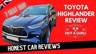 The BEST large SUV? : 2021 Toyota Highlander Review UK (2.5 Hybrid)