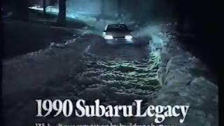 1990 SUBARU LEGACY COMMERCIAL VHS SNOW FLAKE 5 PASSENGER SNOW MOBILE