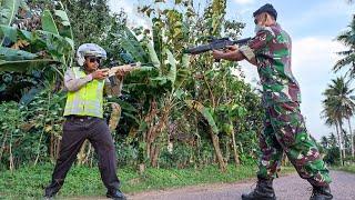 Awalnya Ditilang dan Dihina  Polisi abal-abal,Ternyata Seorang Anggota TNI