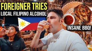 INSANELY good FILIPINO BBQ and Local FILIPINO ALCOHOL!