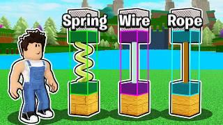 How to use SPRING, WIRES & ROPES?! Roblox Build a Boat