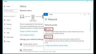 How to Change Network Public to Private to Public in Windows PC