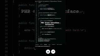 Master PHP OOP: Understanding Interface Extension in OOP ️ | PHP OOP Slide 18 in Tamil #shorts #yt