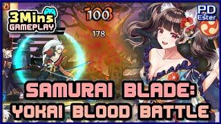 Samurai Blade: Yokai Blood Battle - Strategy RPG Mobile Gameplay in 3 Minutes [No Commentary]