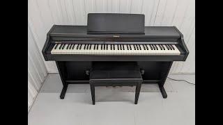 Roland RP301 digital piano and stool in satin black finish stock number 23508