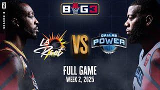 Jordan Crawford TAKES over, drops 29 pts! | 2025 BIG3 Week 2 Full Game | LA Riot vs. Dallas Power