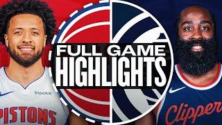 Game Recap: Clippers 123, Pistons 115