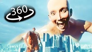 360° BIGGEST TITAN SIZE EVER! | Attack on Titan