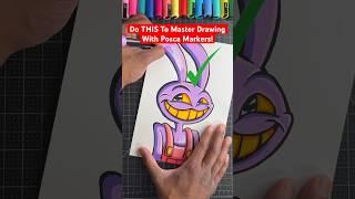 Master Posca Markers With THIS Art Tip!  Beginners #art #shorts