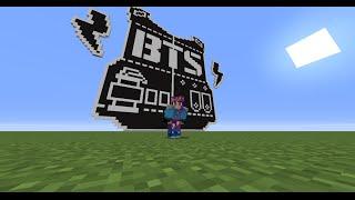 [FULL TUTORIAL] Minecraft BTS Logo Pixel Art