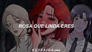 "Rosa que linda eres..." [TikTok] (Letra español) | Manhwa GL Version