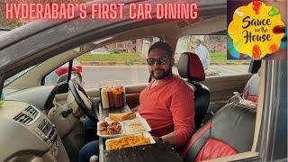 Hyderabad’s First Car Dining | Sauce On The House | Best Theme Restaurant | Wraps and Sandwich Fries