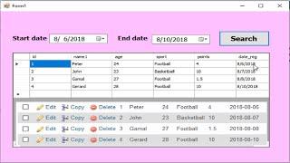 VB.net tutorial: filter by date mysql database between two datetimepickers 