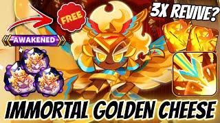 3X REVIVE?  FREE IMMORTAL Golden Cheese Cookie!