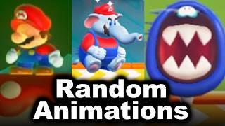 Super Mario Bros. Wonder with RANDOM ANIMATIONS!