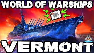 Vermont mit einzigartigen Modul "Verb. Elektrische Systeme" ️ in World of Warships 