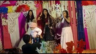 #vanya dance dancing  with sister  in  shadi