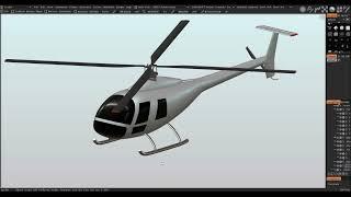 Modeling a Helicopter in 3DCoat 2021. Tutorial