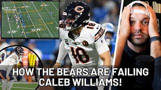 How The Bears Are Failing Caleb Williams | Week 13 Caleb Williams Analysis vs Detroit Lions