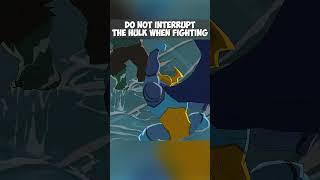 Do Not Interrupt The Hulk When Fighting #hulk