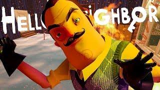 ПРИВЕТ СОСЕД ЗАТОПЛЕННЫЙ ДОМ! АКУЛА ЗАХВАТИЛА ВЕСЬ ЭТАЖ! HELLO NEIGHBOR 13 FLOORS МОД