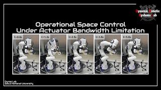 [ICRA 2021] Operational Space Control Under Actuator Bandwidth Limitation