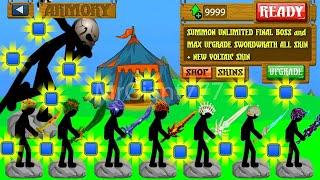 SUMMON UNLIMITED GIANT BOSS, SWORDWRATH ALL SKIN FIGHT TOGETHER _ Stick War Legacy