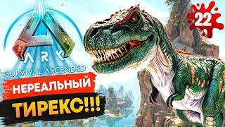 НАЙТИ и ПРИРУЧИТЬ Топового РЕКСА в Ark: Survival Ascended! Выживание Соло с нуля s1.22