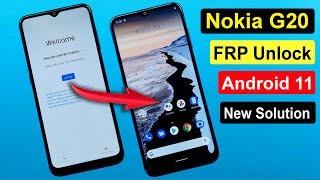 Nokia G20 TA-1365 Hard Reset + FRP Unlock Android 11 | Google Account Lock Bypass | Gmail Lock 2022