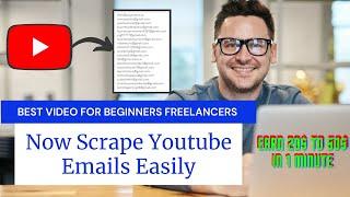 SCRAPE YOUTUBE EMAILS EASILY | How to scrape youtube emails | Youtube ki emails ko kese scrape kare?