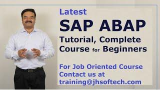 SAP ABAP Tutorial for Beginners in SAP ERP