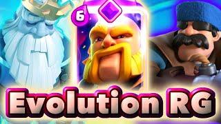 Top Ladder with Evolution RG deck-Clash Royale