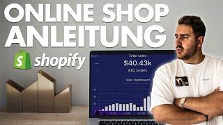 Shopify Anleitung 2021 / 2022 - Eigenen Online Shop in 15min erstellen