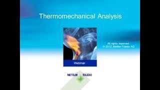 Thermomechanical Analysis (TMA) – Online Training Course