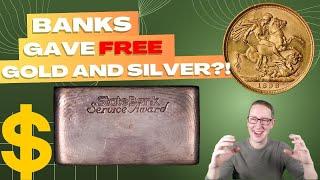 Some Australian Banks Used To Give Away Gold and Silver!