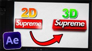 How To Turn 2D Image's Into a 3D Object In After Effects... (SUPER EASY)