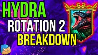 HYDRA ROTATION 2 BREAK DOWN TIPS AND TRICKS | RAID: SHADOW LEGENDS