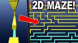 I Trapped My Friends in a 2D Maze!