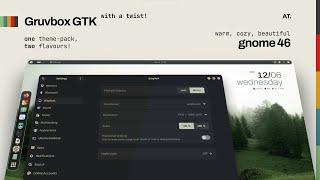 GNOME Customization with Gruvbox (THE NEW WAY!)