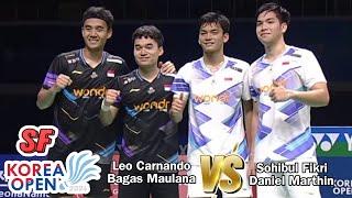 Leo Rolly Carnando/Bagas Maulana vs Sohibul Fikri/Daniel Marthin || SF Korea Open 2024