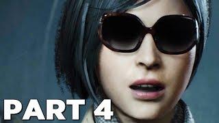 RESIDENT EVIL 2 REMAKE Walkthrough Gameplay Part 4 - ADA WONG (RE2 LEON)