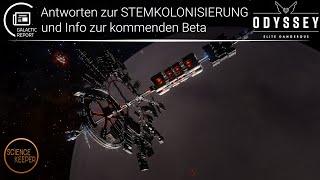 Elite Dangerous: Antworten zur SYSTEMKOLONISIERUNG und Info zur kommenden Beta der Funktion