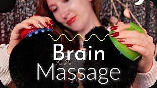 ASMR Massage for Your Brain   Strong Fluffy Mic/Head Scratch for Tingles, Sleep, Study (NO TALKING)