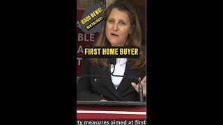 GOOD NEWS! For FIRST HOME BUYER in CANADA, check this out #canada