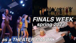 FINALS WEEK as a THEATRE MAJOR| SPRING 2023 (film premiere + performances & lots of coffee)