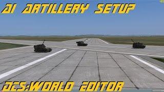 DCS World Editor - AI Artillery Setup