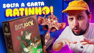 Perdi tudo nesse Jogo de cartas! - RATJACK - Review & Regras Rápidas