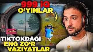 IQ 999 OYINLAR  TIKTOKDAGI ENG ZO'R VAZIYATLAR PUBG MOBILE