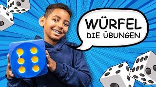 Der WÜRFEL entscheidet unser Workout  (Fitness für Kinder)